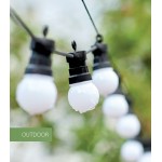 ​Ghirlanda de exterior 10m cu 20 becuri led colorate, (IIF-L1020-E27) - www.lutek.ro 